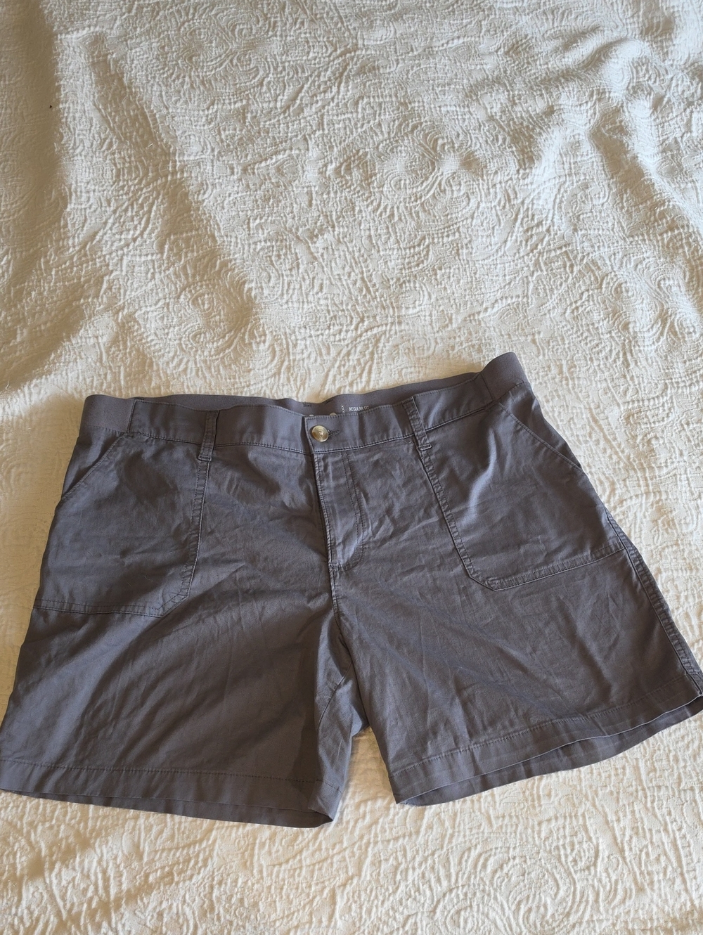 Lee Women's Charcoal Utility Shorts